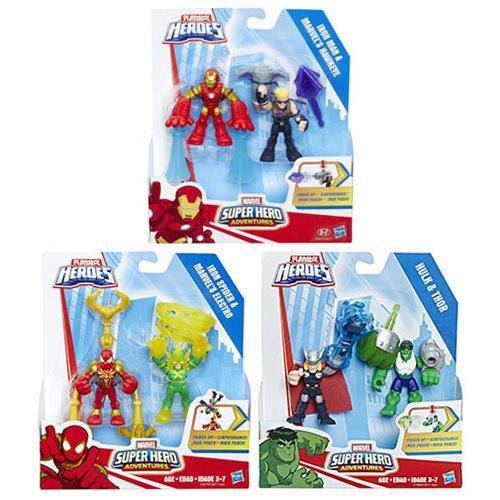 Playskool Heroes - Marvel Super Hero Adventures - Power Up 2-Packs - Just $14.30! Shop now at Retro Gaming of Denver