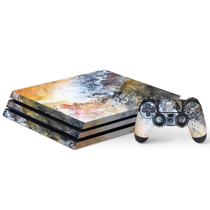 Playstation 4 Pro Oil Paint Series Skins - for just $40! 