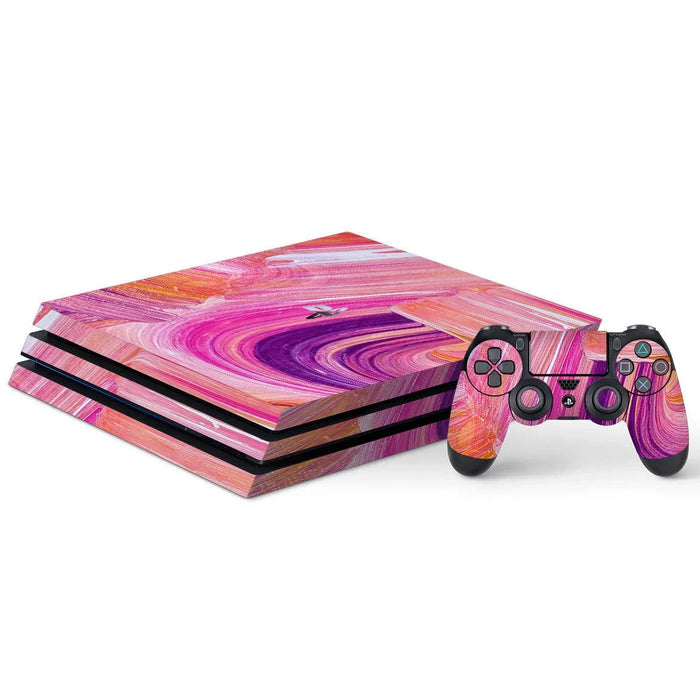 Playstation 4 Pro Oil Paint Series Skins - for just $40! 
