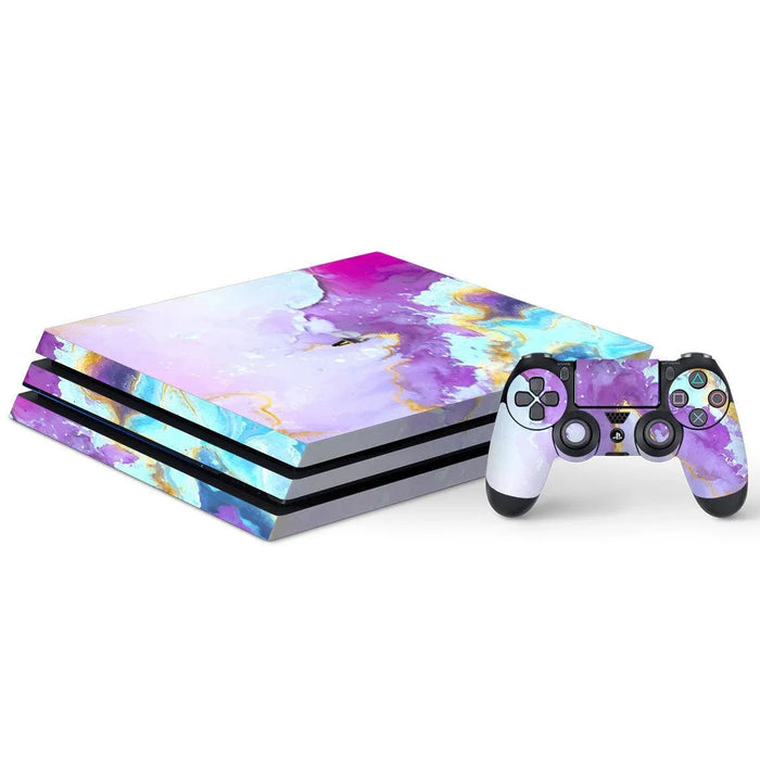 Playstation 4 Pro Oil Paint Series Skins - for just $40! 