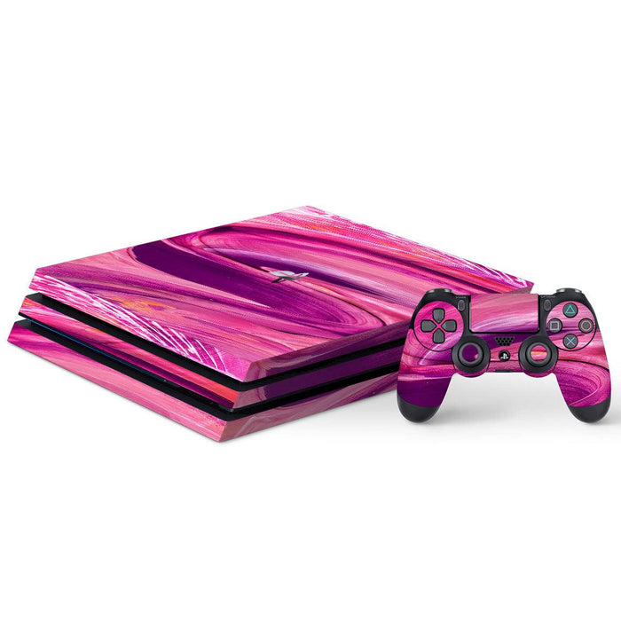 Playstation 4 Pro Oil Paint Series Skins - Premium Playstation 4 Pro - Just $40! Shop now at Retro Gaming of Denver