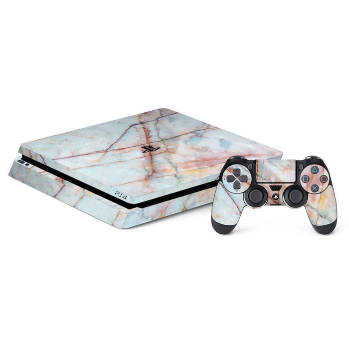 Playstation 4 Slim Marble Series Skins - for just $40! 