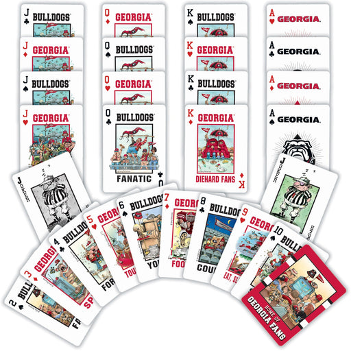 Georgia Bulldogs Fan Deck Playing Cards - 54 Card Deck - Just $6.99! Shop now at Retro Gaming of Denver