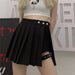 Pleated Gothic Mini Skirt – High Waist Punk Cosplay Shorts - for just $54.95! 