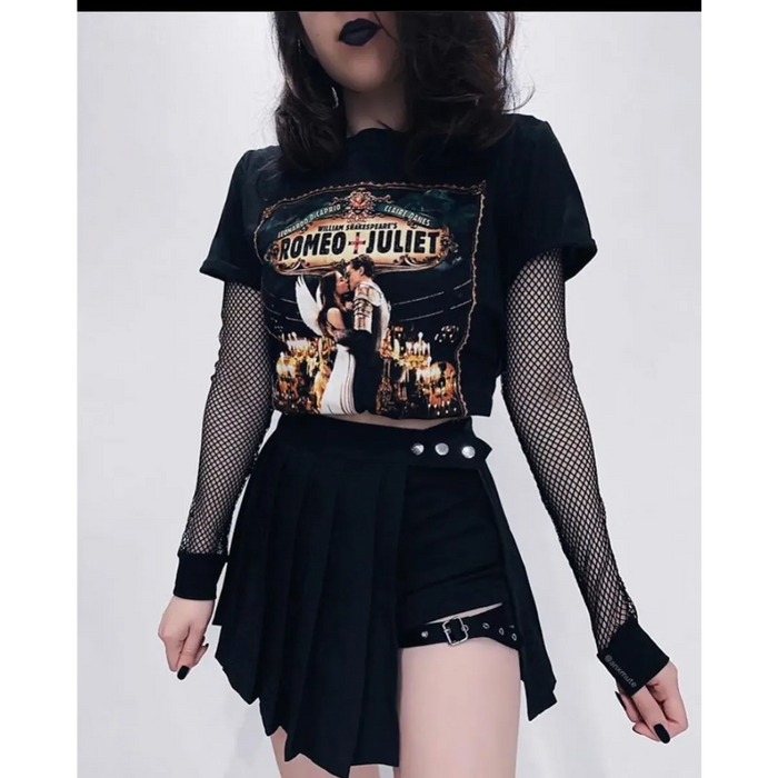 Pleated Gothic Mini Skirt – High Waist Punk Cosplay Shorts - for just $57.95! 