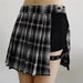 Pleated Gothic Mini Skirt – High Waist Punk Cosplay Shorts - for just $57.95! 