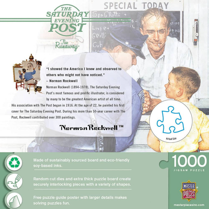 Saturday Evening Post - The Runaway 1000 Piece Jigsaw Puzzle - for just $16.99! 