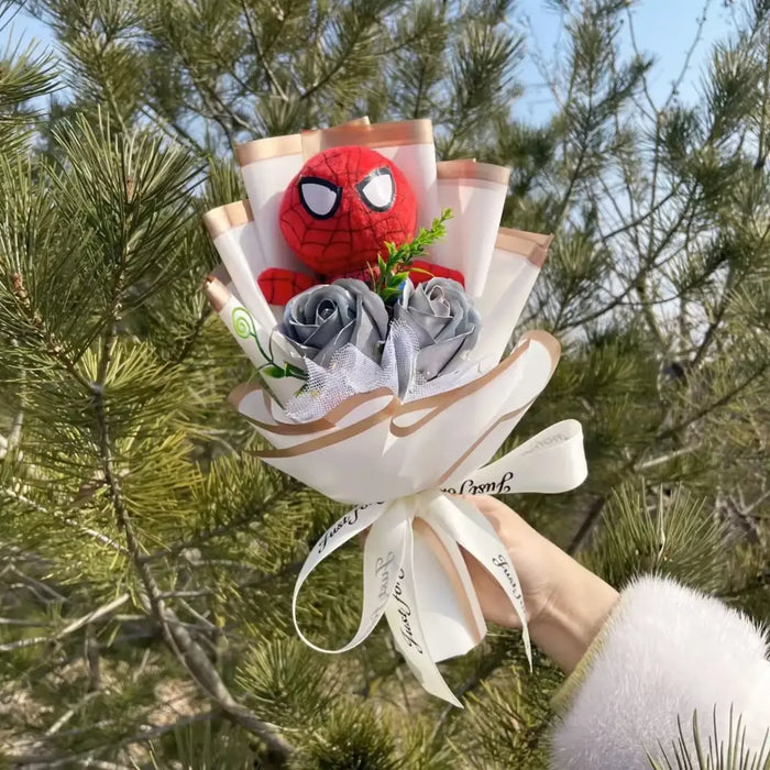Superhero Plush Bouquet – Spider-Man & Captain America Gift Set - for just $26.95! 