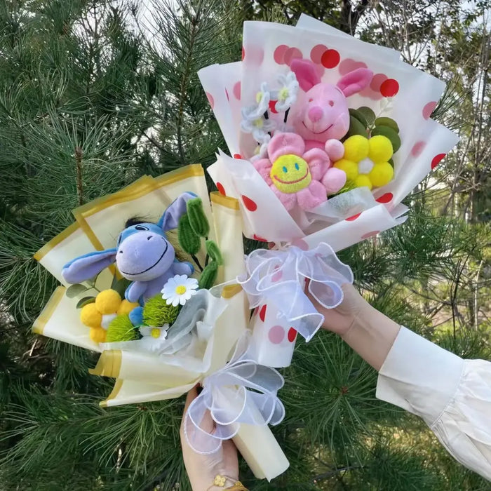 Kawaii Eeyore & Flower Plush Bouquet – Cute Valentine’s or Birthday Gift - for just $24.95! 