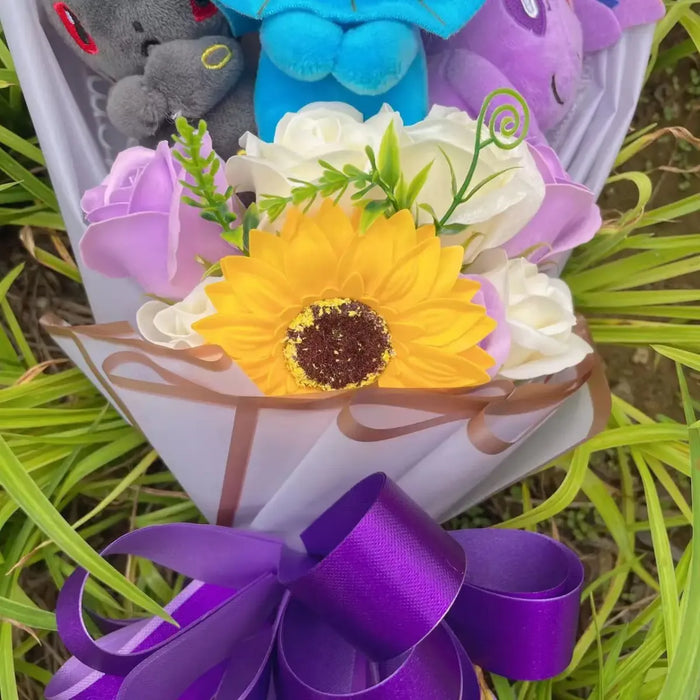Kawaii Pokemon Plush Bouquet – Handmade Anime Gift for Kids - for just $117.95! 