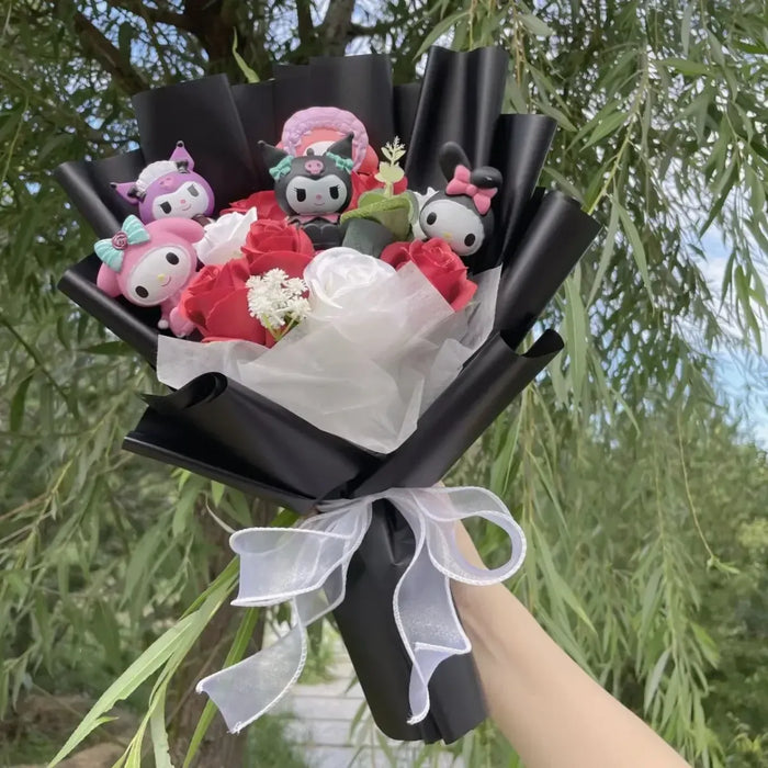 Kawaii Hello Kitty Plush Bouquet – Sanrio Flower Gift for Birthdays - for just $23.95! 