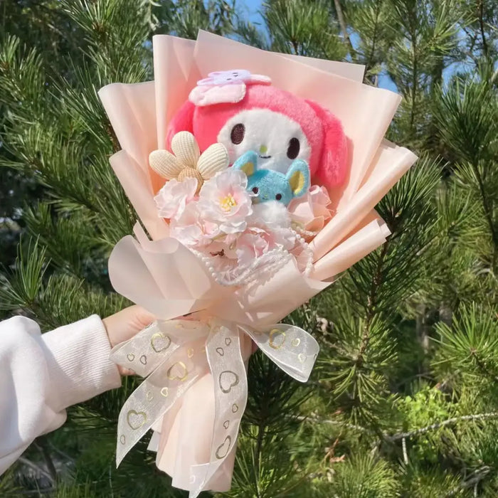 Kawaii My Melody & Hello Kitty Plush Bouquet – Sanrio Gift Flowers - for just $25.95! 