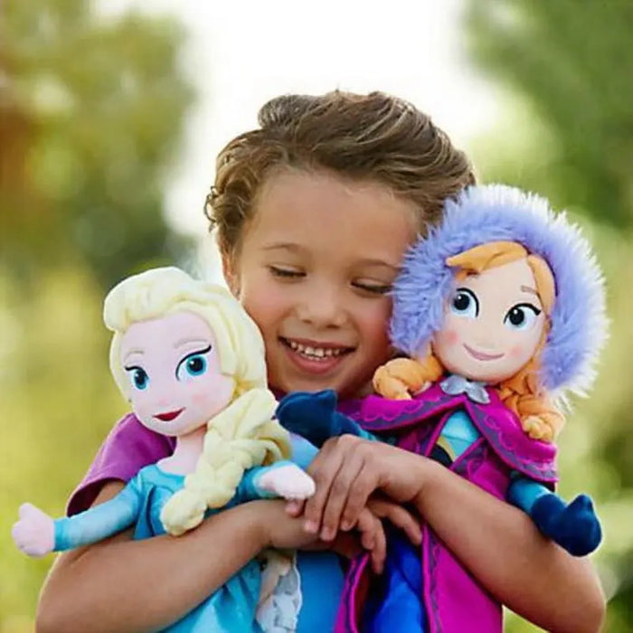 50cm Frozen Elsa & Anna Plush Dolls – Princess Stuffed Toy Gift - for just $26.95! 