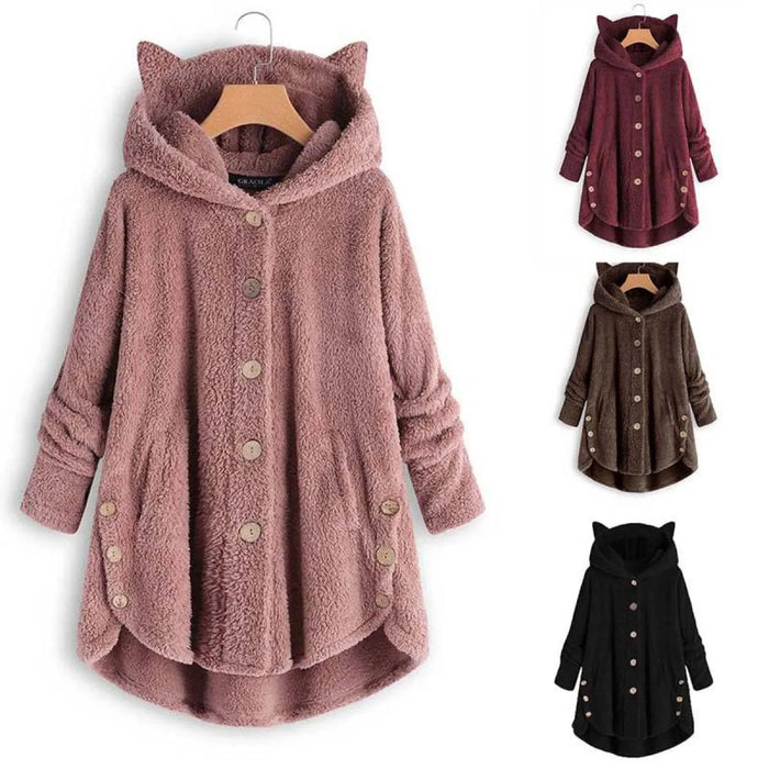 Women's Plush Kawaii Coat - for just $35.97! 