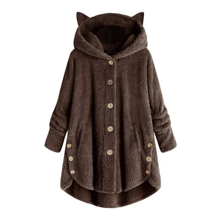 Women's Plush Kawaii Coat - for just $35.97! 
