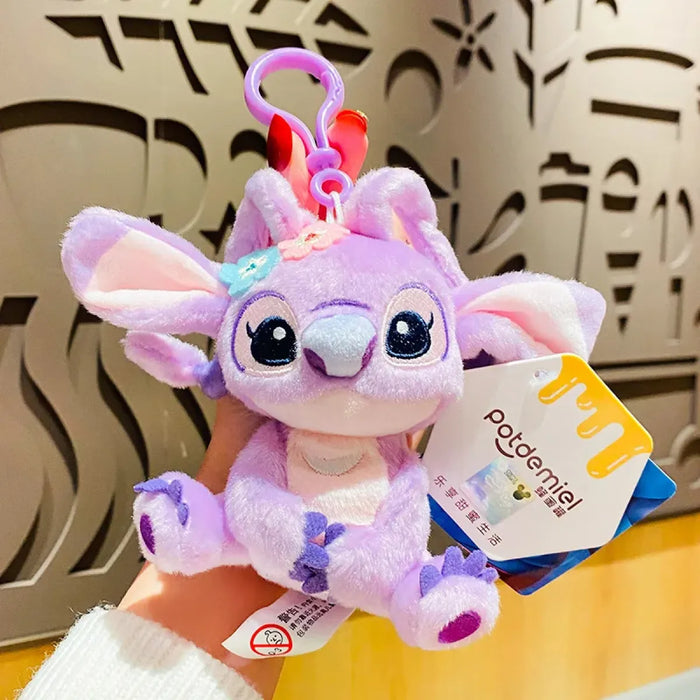 12cm Kawaii Stitch Plush Keychain – Blue & Purple Bag Charm Accessory - for just $14.95! 
