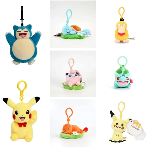 Pokemon Plush Keychain Set – Pikachu, Snorlax, Eevee & Friends - for just $15.95! 