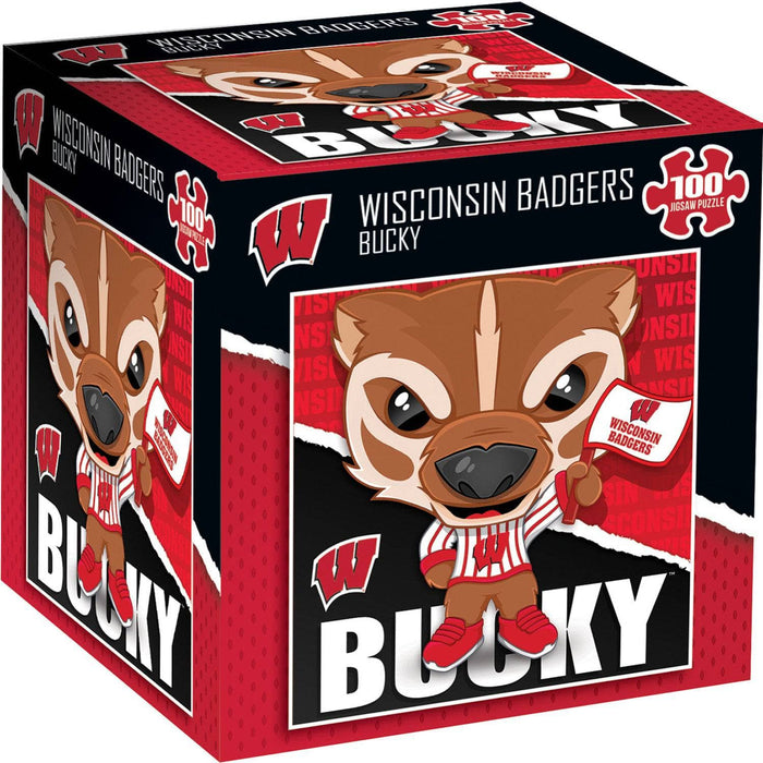 Wisconsin Badgers - NCAA Mascot 100 Piece Jigsaw Puzzle - for just $7.99! 