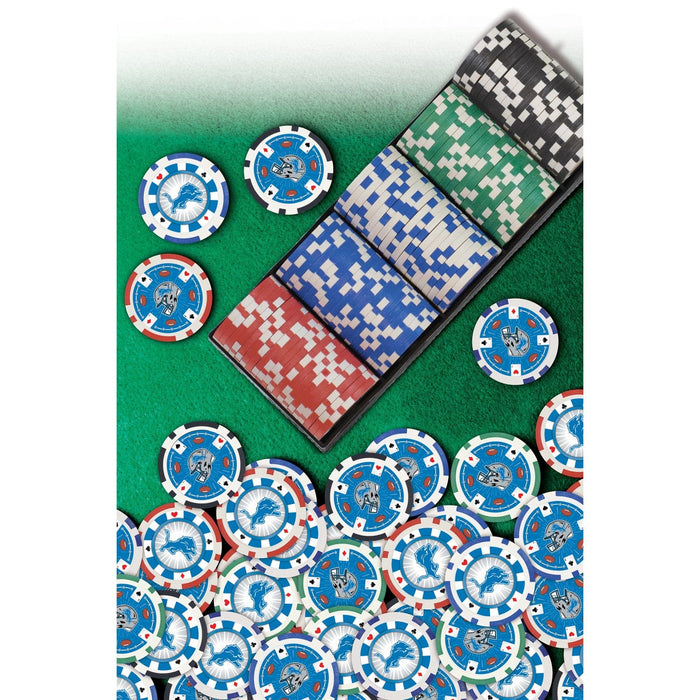 Detroit Lions 100 Piece Poker Chips - for just $29.99! 