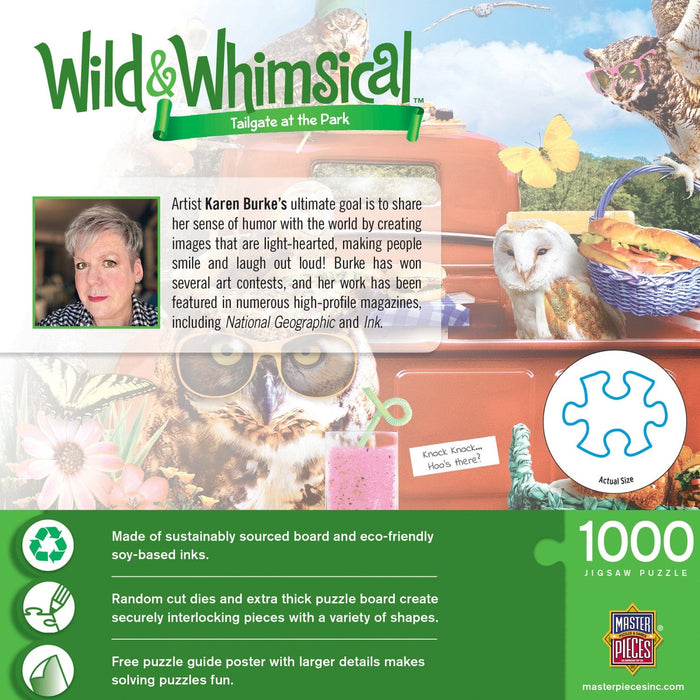 Wild & Whimsical - Tailgate at the Park 1000 Piece Jigsaw Puzzle - for just $12.99! 