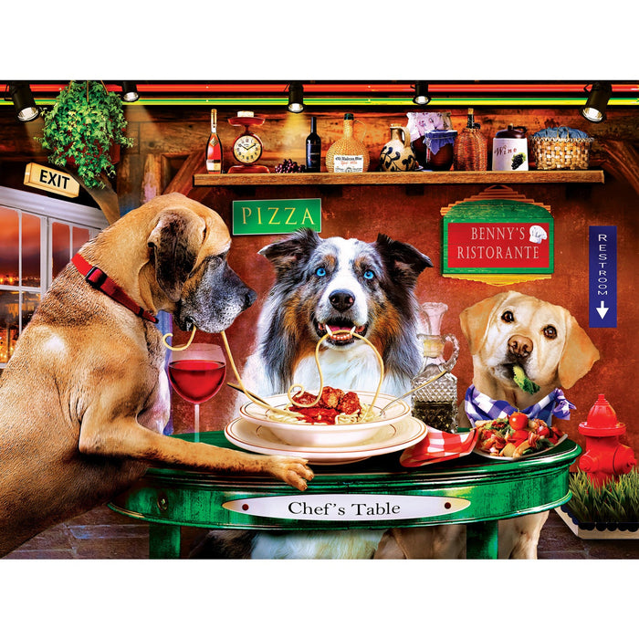 Wild & Whimsical - Benny's Ristorante 300 Piece EZ Grip Jigsaw Puzzle - Just $14.99! Shop now at Retro Gaming of Denver