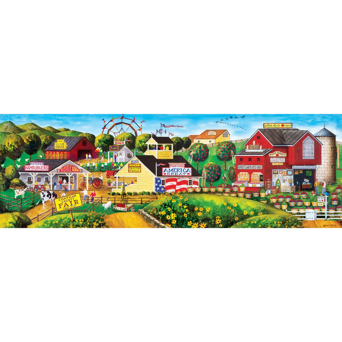 Apple Annie's Carnival 1000 Piece Panormic Jigsaw Puzzle - Just $14.99! Shop now at Retro Gaming of Denver