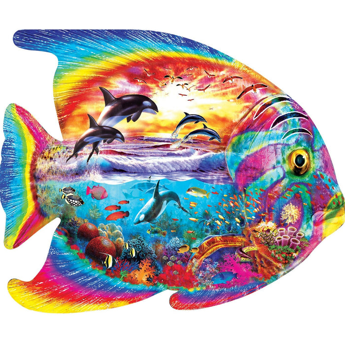 Shapes - Tropical Menagerie 1000 Piece Shaped Jigsaw Puzzle - for just $16.99! 