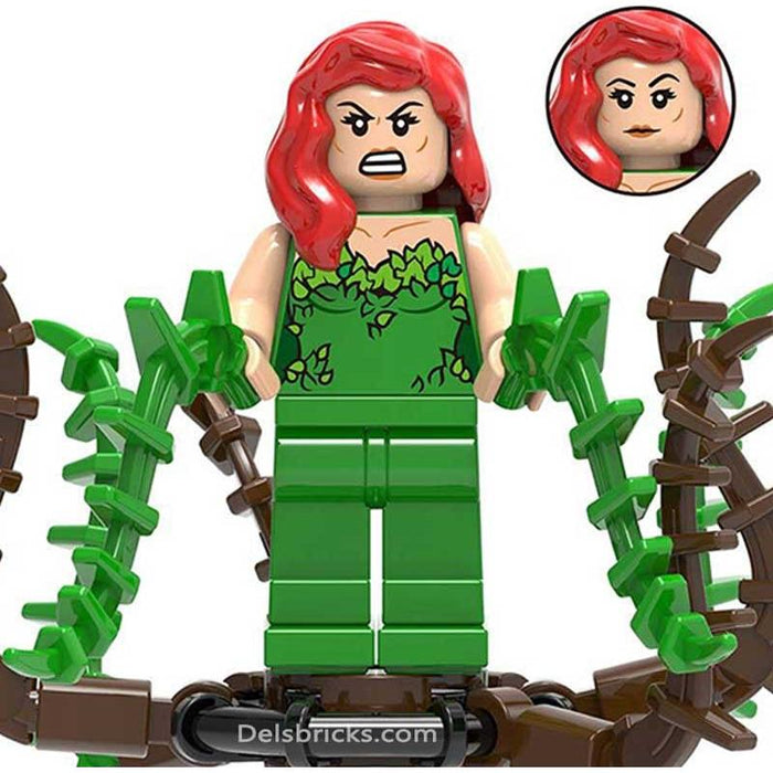 Poison Ivy & Mutant Plant Eco-Terrorist (Lego-Compatible Minifigures) - Just $3.99! Shop now at Retro Gaming of Denver