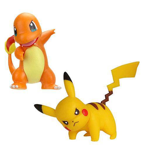 Pokemon Battle 2 Inch And 3 Inch Figure Packs - Pikachu vs. Charmander - for just $13.10! 