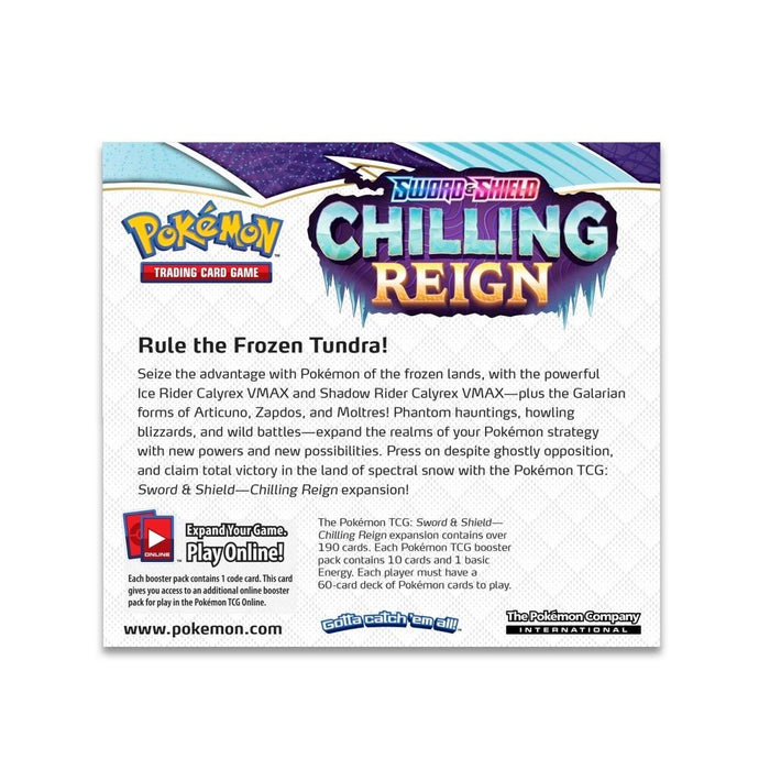 Pokémon: Sword & Shield - Chilling Reign Booster Box - for just $143.64! 