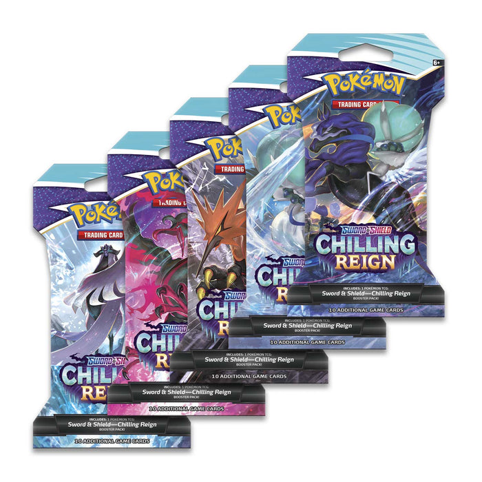 Pokémon: Sword & Shield - Chilling Reign Sleeved Booster Pack - for just $3.99! 