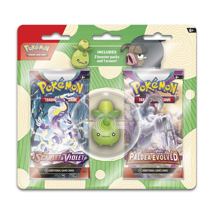 Pokémon TCG: 2 Booster Packs & Smoliv Eraser - for just $9.99! 