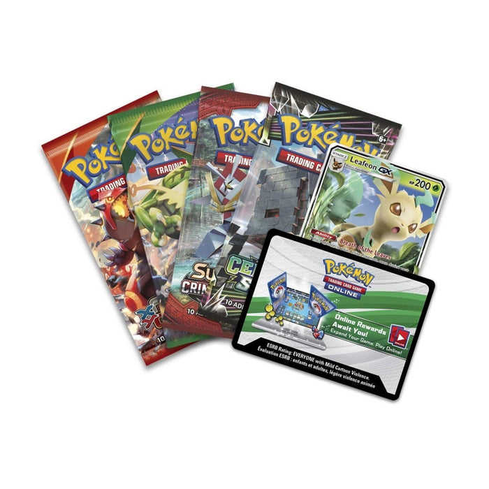 Pokémon TCG: Evolution Celebration Tin - Leafeon - for just $49.99! 