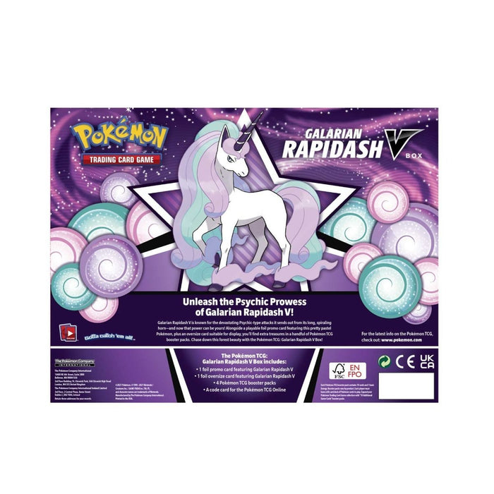 Pokémon TCG: Galarian Rapidash V Collection Box - for just $19.99! 