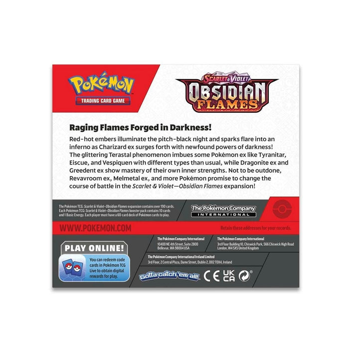 Pokémon TCG: SV - Obsidian Flames Booster Display Box (36 Packs) - for just $161.64! 