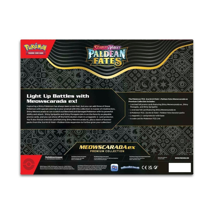 Pokémon TCG: SV - Paldean Fates Meowscarada ex Premium Collection - for just $49.99! 