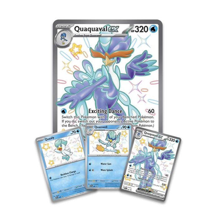Pokémon TCG: SV - Paldean Fates Quaquaval ex Premium Collection - for just $49.99! 