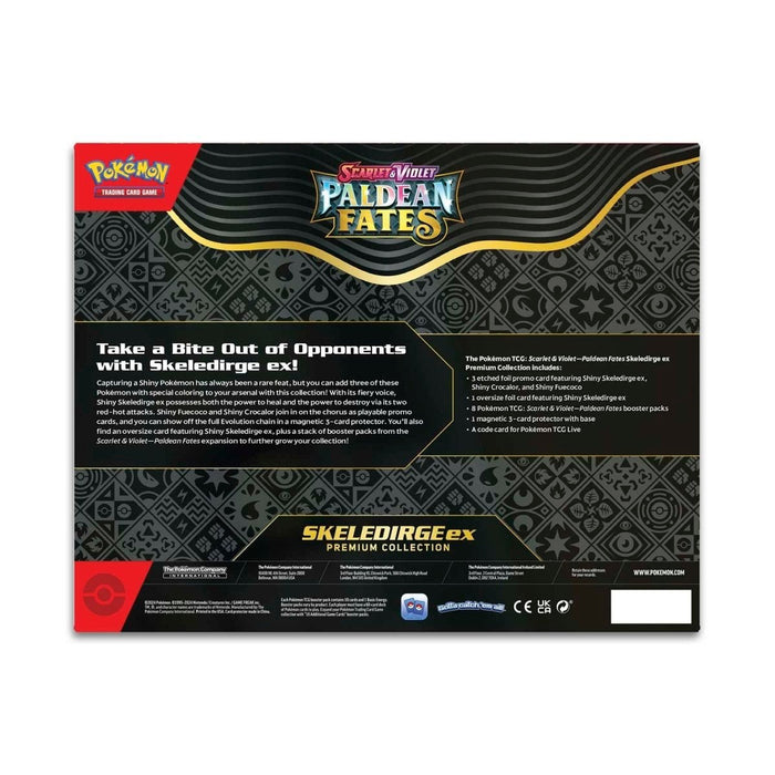 Pokémon TCG: SV - Paldean Fates Skeledirge ex Premium Collection - for just $49.99! 