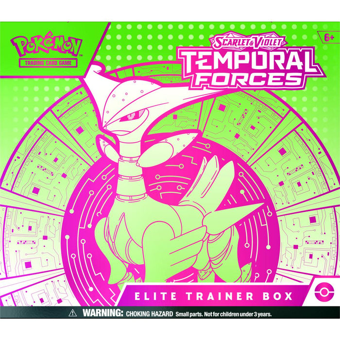 Pokémon TCG: SV - Temporal Forces Elite Trainer Box (Iron Leaves) - for just $49.99! 