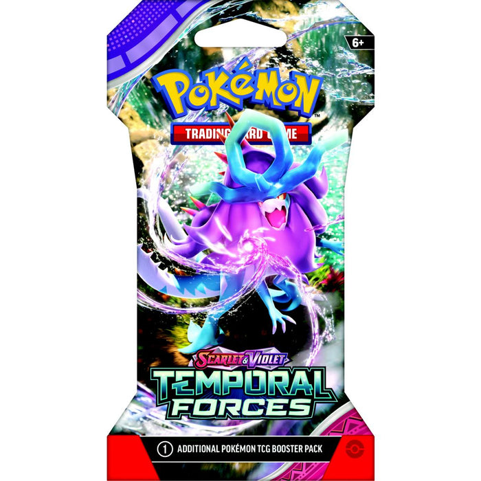 Pokémon TCG: SV - Temporal Forces Sleeved Booster Pack (10 Cards) - for just $4.99! 