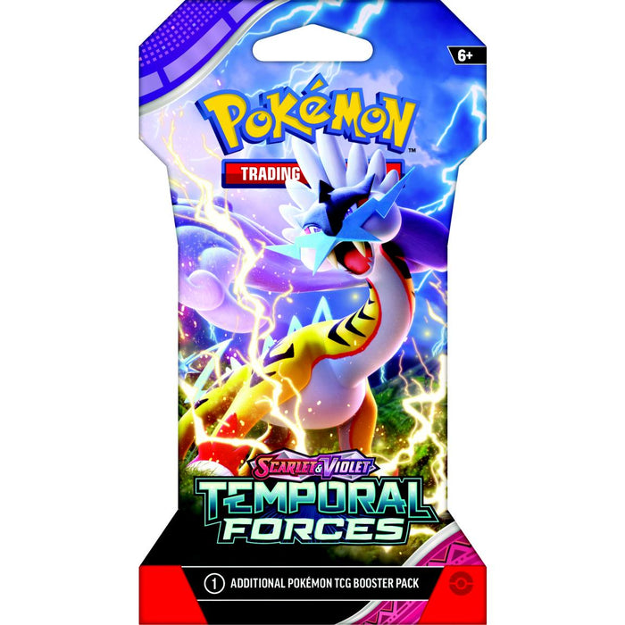 Pokémon TCG: SV - Temporal Forces Sleeved Booster Pack (10 Cards) - for just $4.99! 