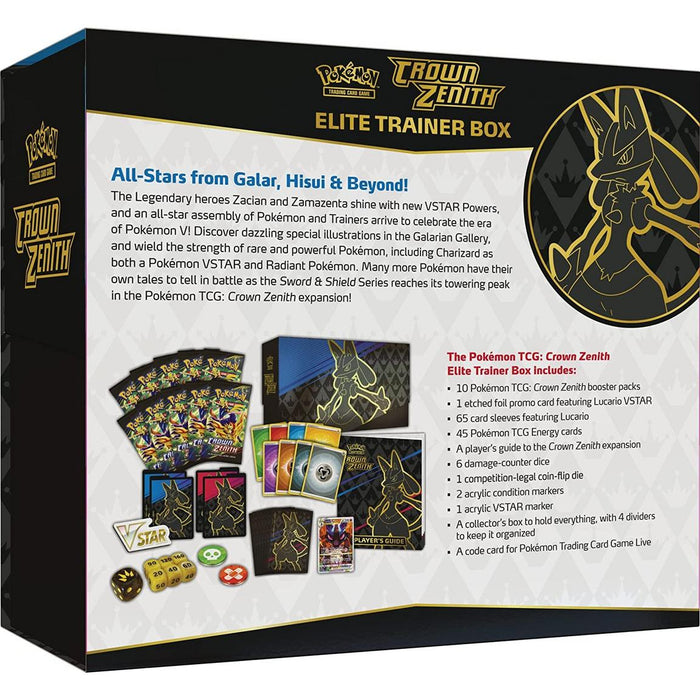 Pokémon TCG: SWSH - Crown Zenith Elite Trainer Box - for just $49.99! 