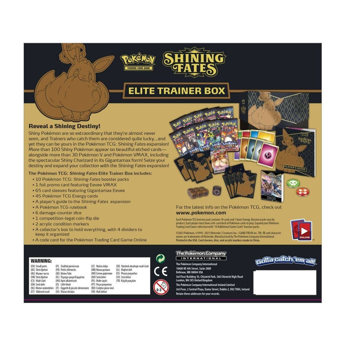 Pokémon TCG: SWSH - Shining Fates Elite Trainer Box - for just $49.99! 