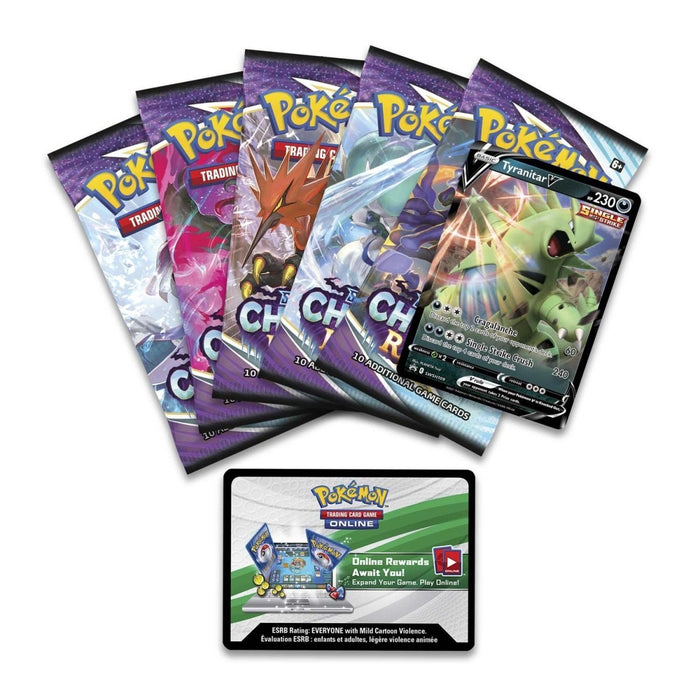 Pokémon TCG: V Strikers Tin (Tyranitar V) - for just $24.99! 