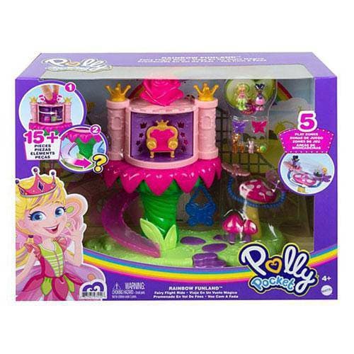 Polly Pocket Rainbow Funland - Fairy Flight Ride - Just $24.47! Shop now at Retro Gaming of Denver