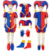 Pomni Cosplay Costume – The Amazing Digital Circus Jumpsuit and Hat - for just $48.95! 