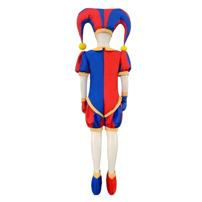 Pomni Cosplay Costume – The Amazing Digital Circus Jumpsuit and Hat - for just $48.95! 