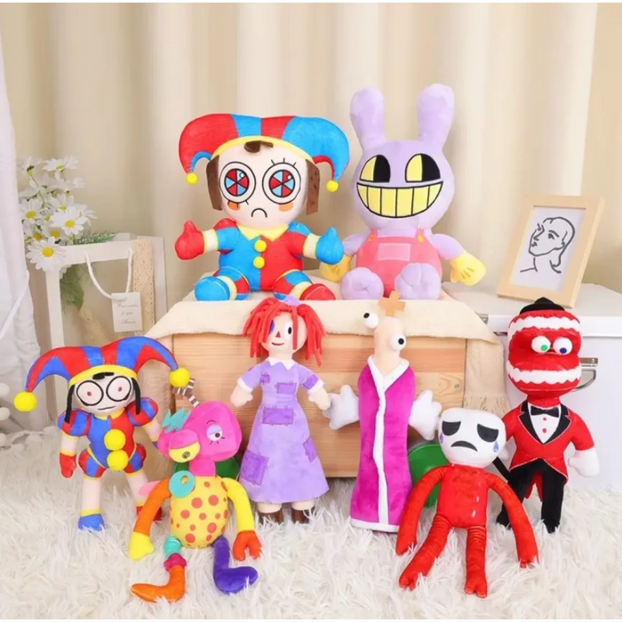 The Amazing Digital Circus Cartoon Plush Pomni Jax Doll - for just $12.95! 
