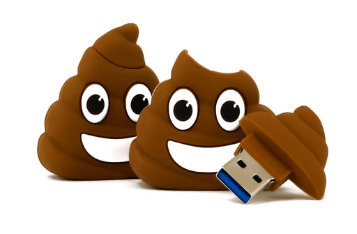Poop Emoji Flash Drive - USB 3.1 - for just $8.49! 