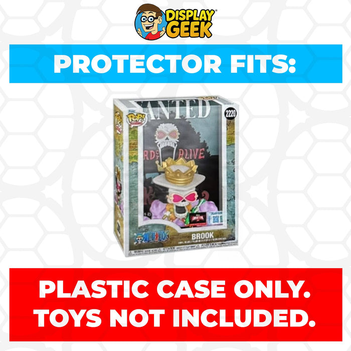 Pop Protector for One Piece Brook #2220 Funko Pop Covers - for just $14.99! 